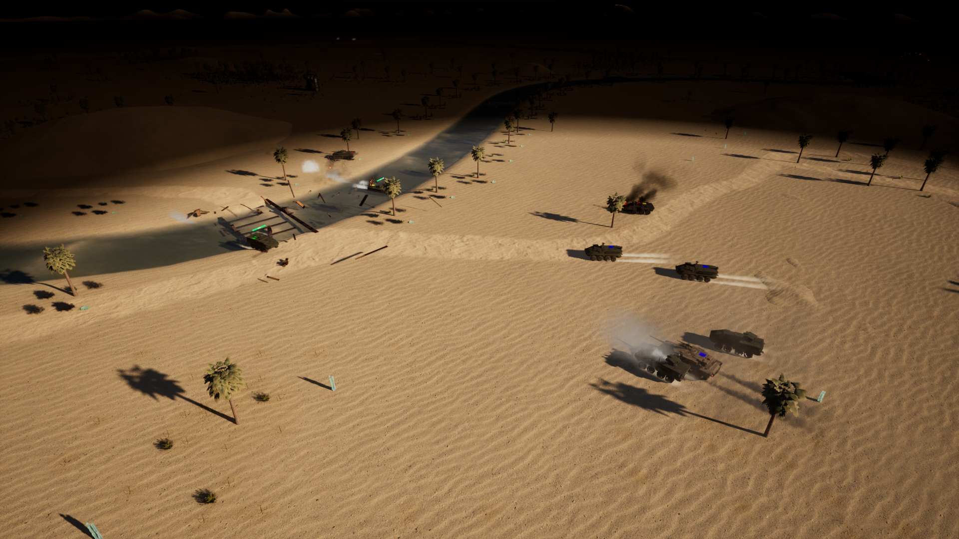 Prime Domination multiplayer battlefield with multiple commanders